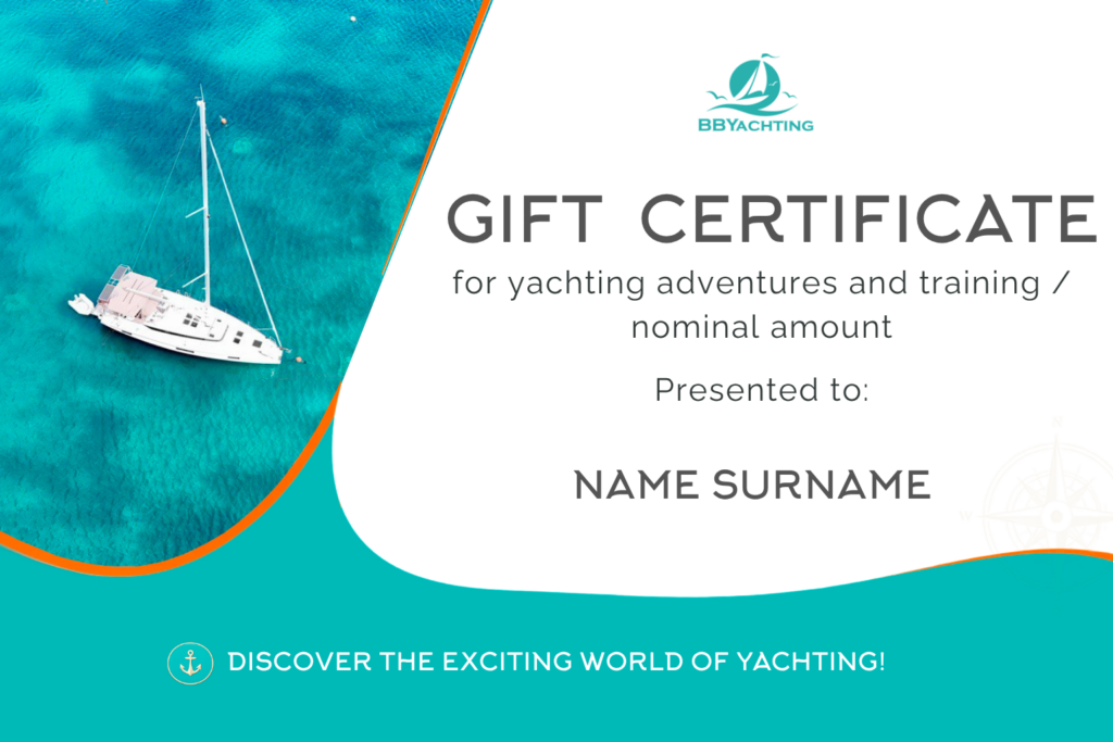 Yachting Adventures and Training / Face Value Certificate